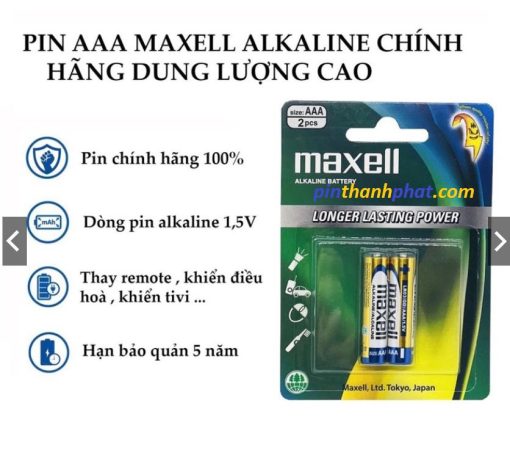 PIN AAA MAXELL ALKALINE