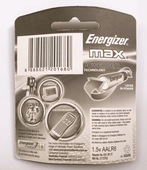 pin aaa energizer